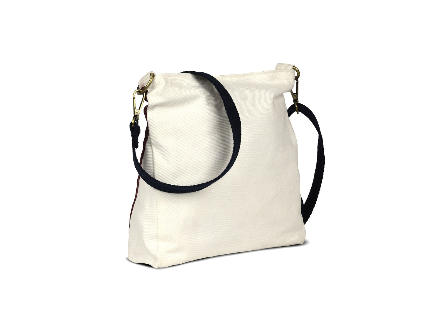 The Marble Moon denim fabric hand crafted sling bag