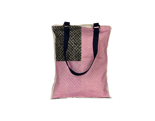 Odd Card Chequered Tote
