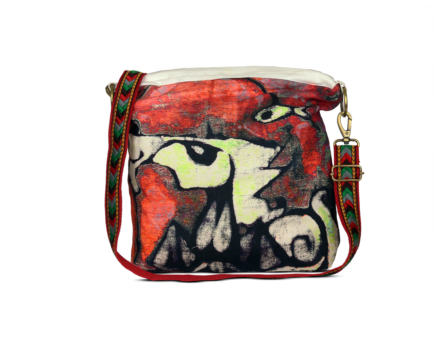 Authoritative Stallion Sling denim fabric hand crafted bag