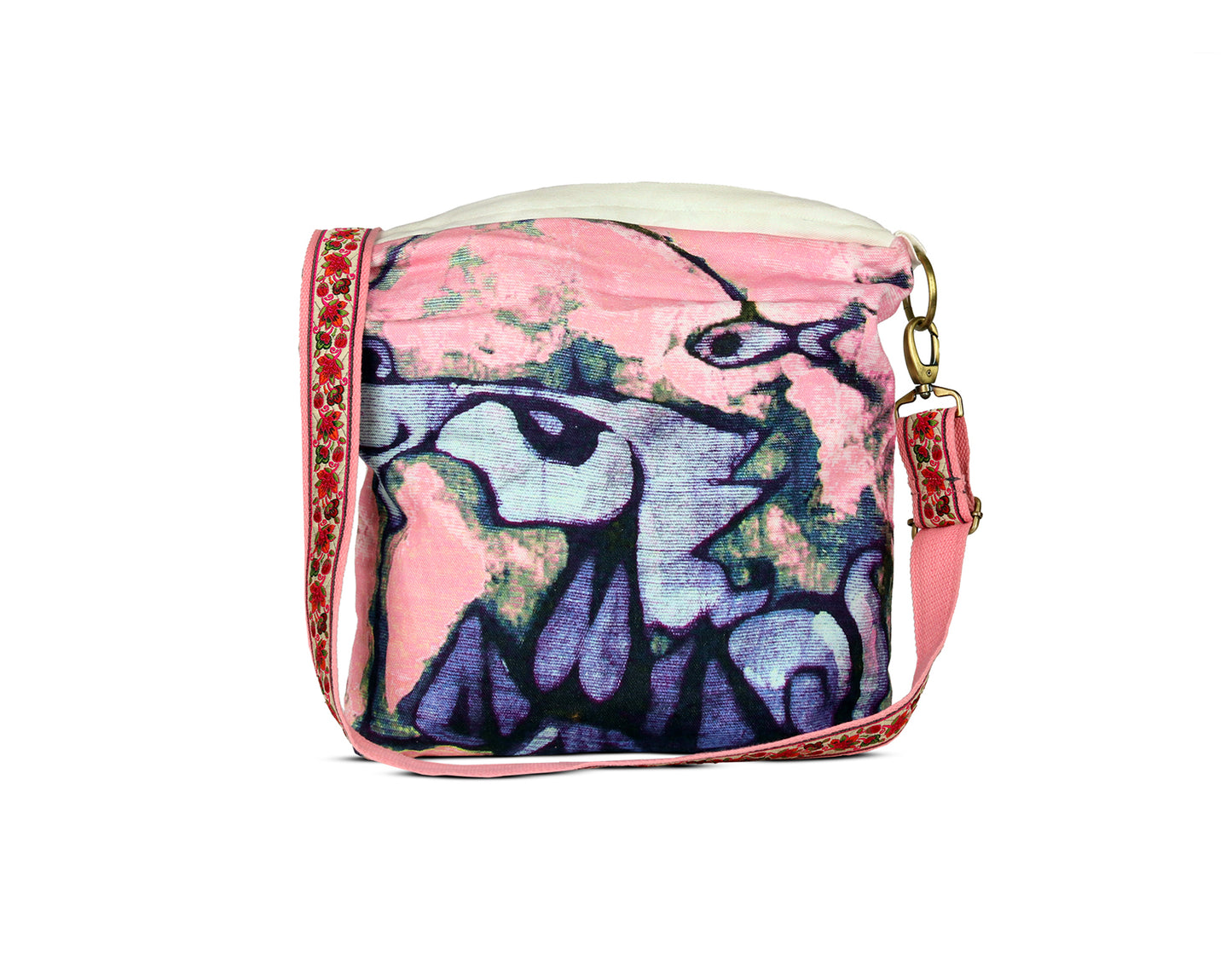 Authoritative Stallion Sling denim fabric hand crafted bag