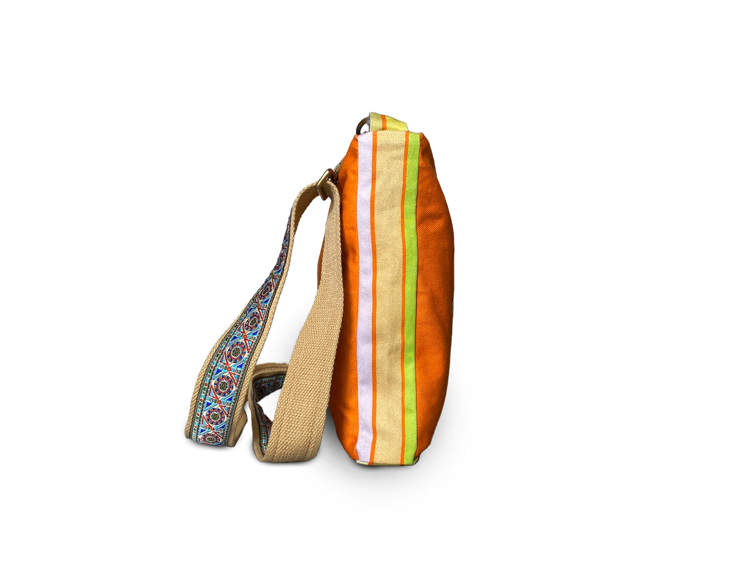 Furtive Elephant Sling denim fabric hand crafted sling bag