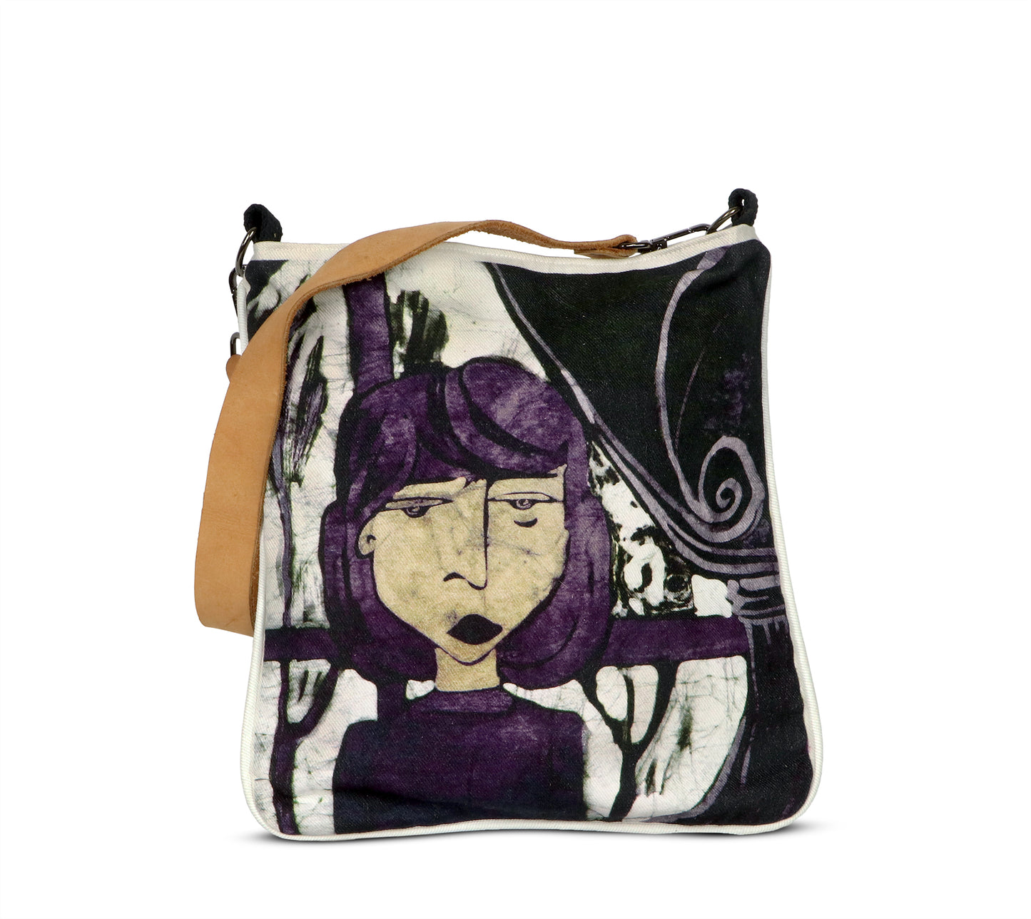 Bohemian Hobo denim fabric hand crafted sling bag