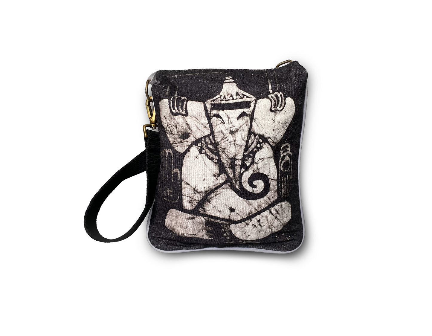 Ash-drawn Presence hand crafted sling bag