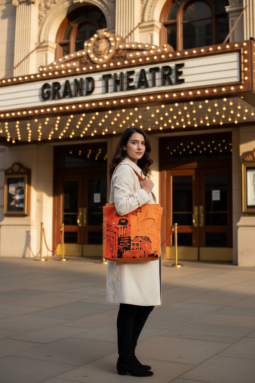 orange tote