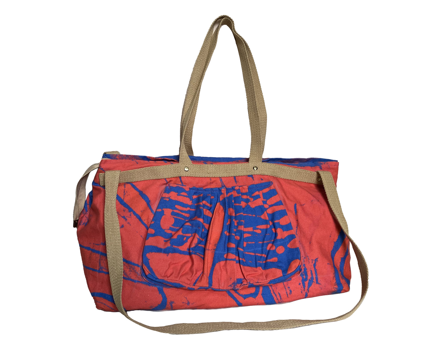 Red duffel