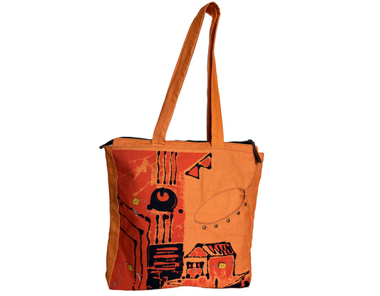 orange tote