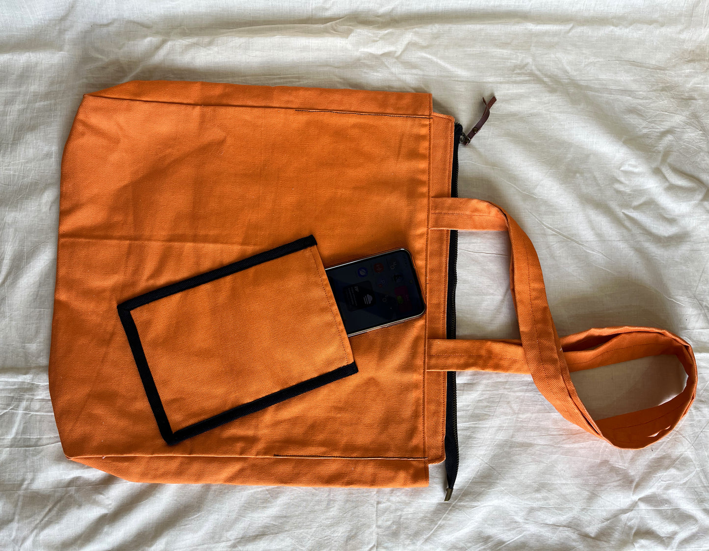 orange tote