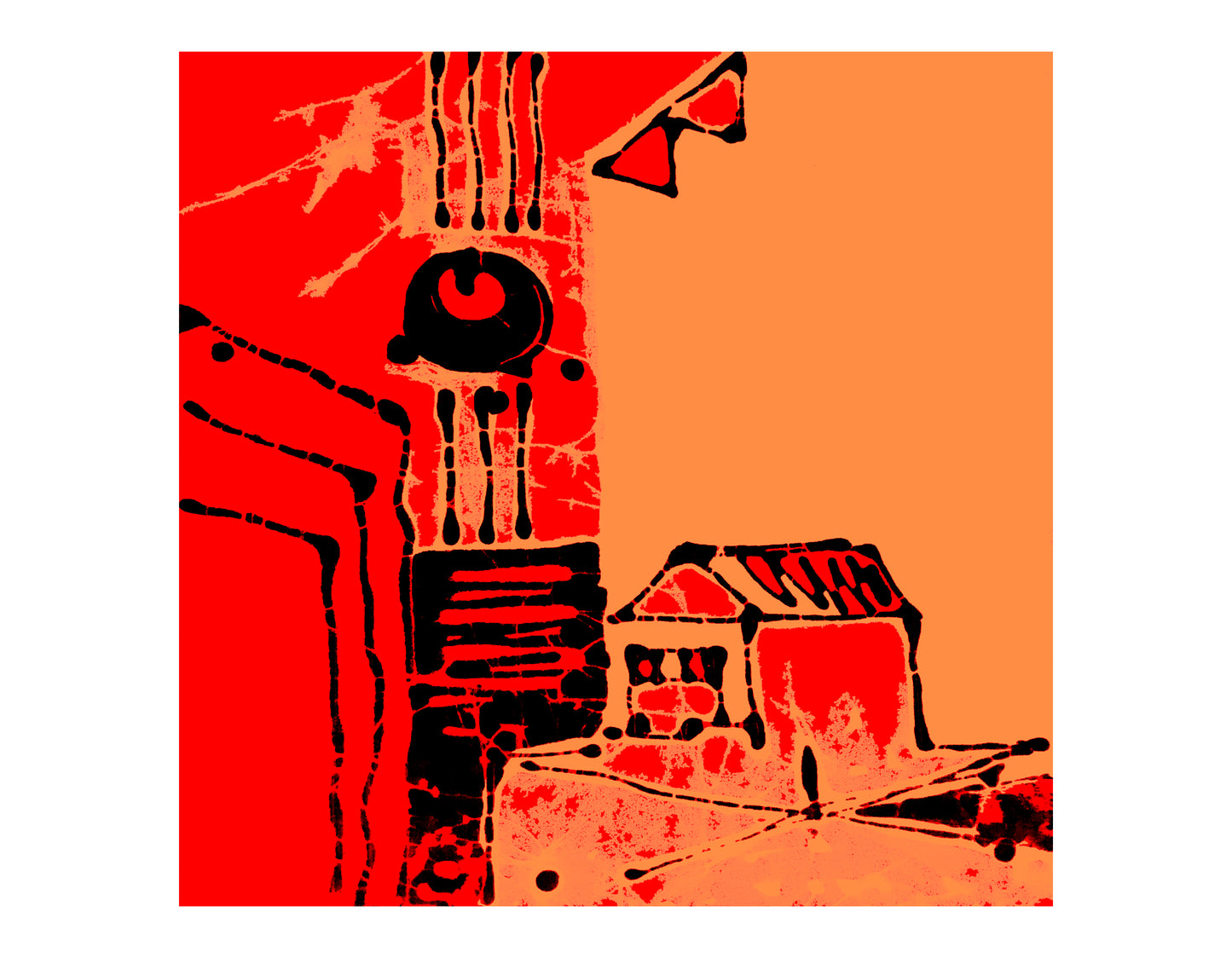 orange tote