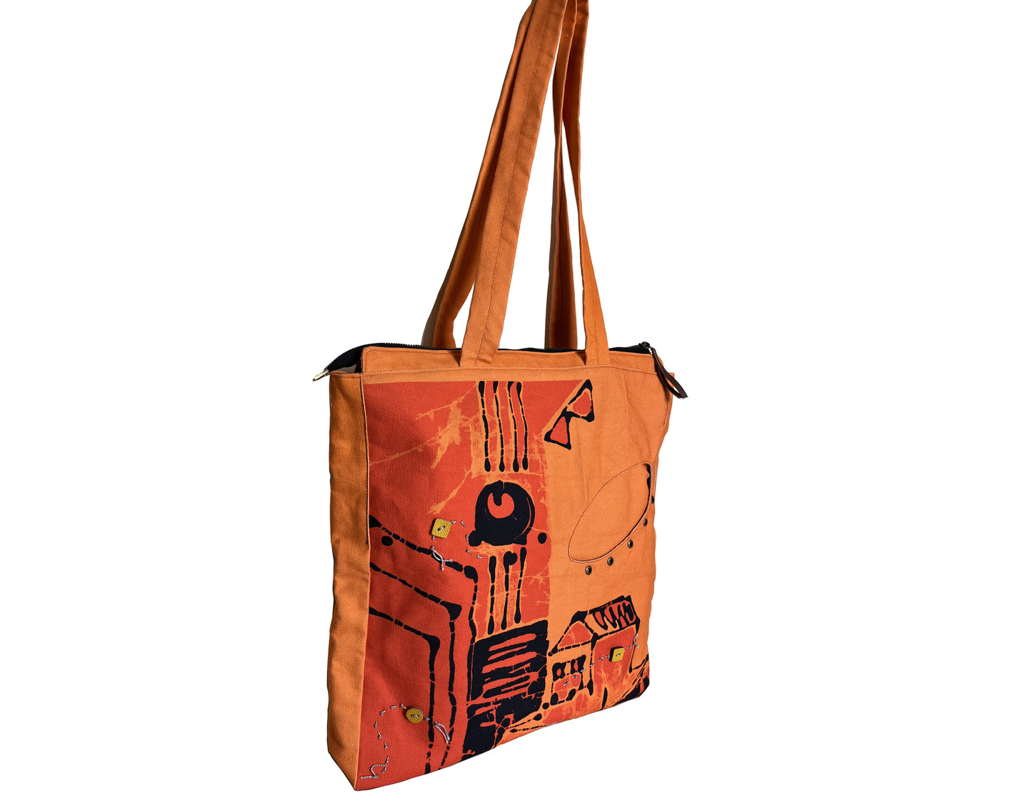 orange tote