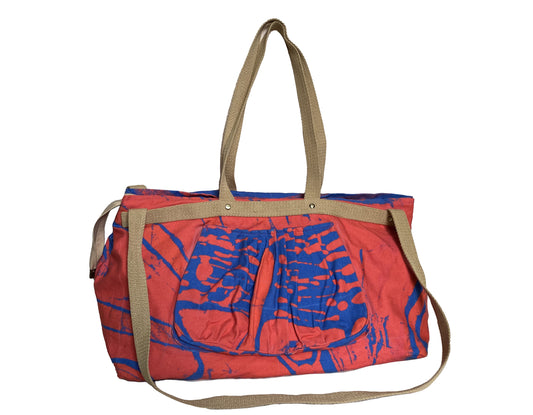 Red duffel