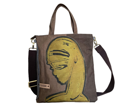 brown girl tote bag