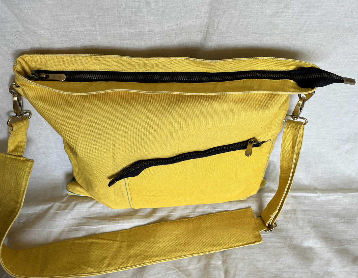 yellow fish bag